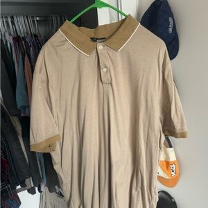 Banana Republic Stylish Beige Polo Shirt for Men
